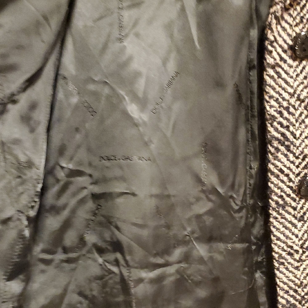 Dolce & Gabbana Women's Wool Mohair Lined Pea Coat EU Size 42 (US Size 10) - Picture 11 of 16